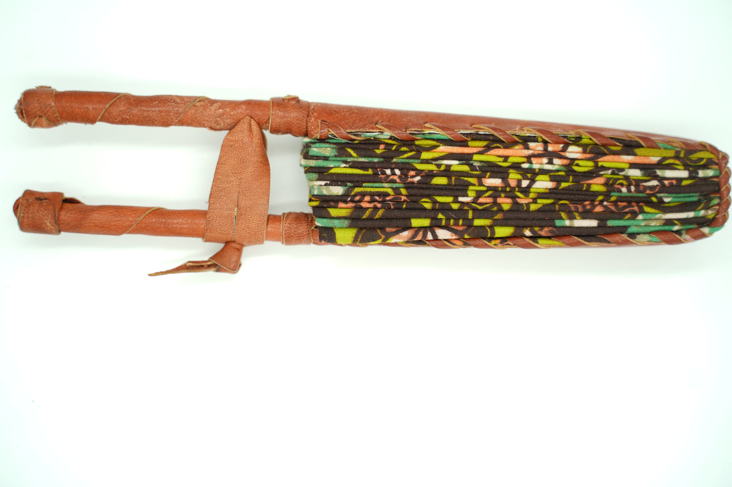 Handmade Fan - Green Floral