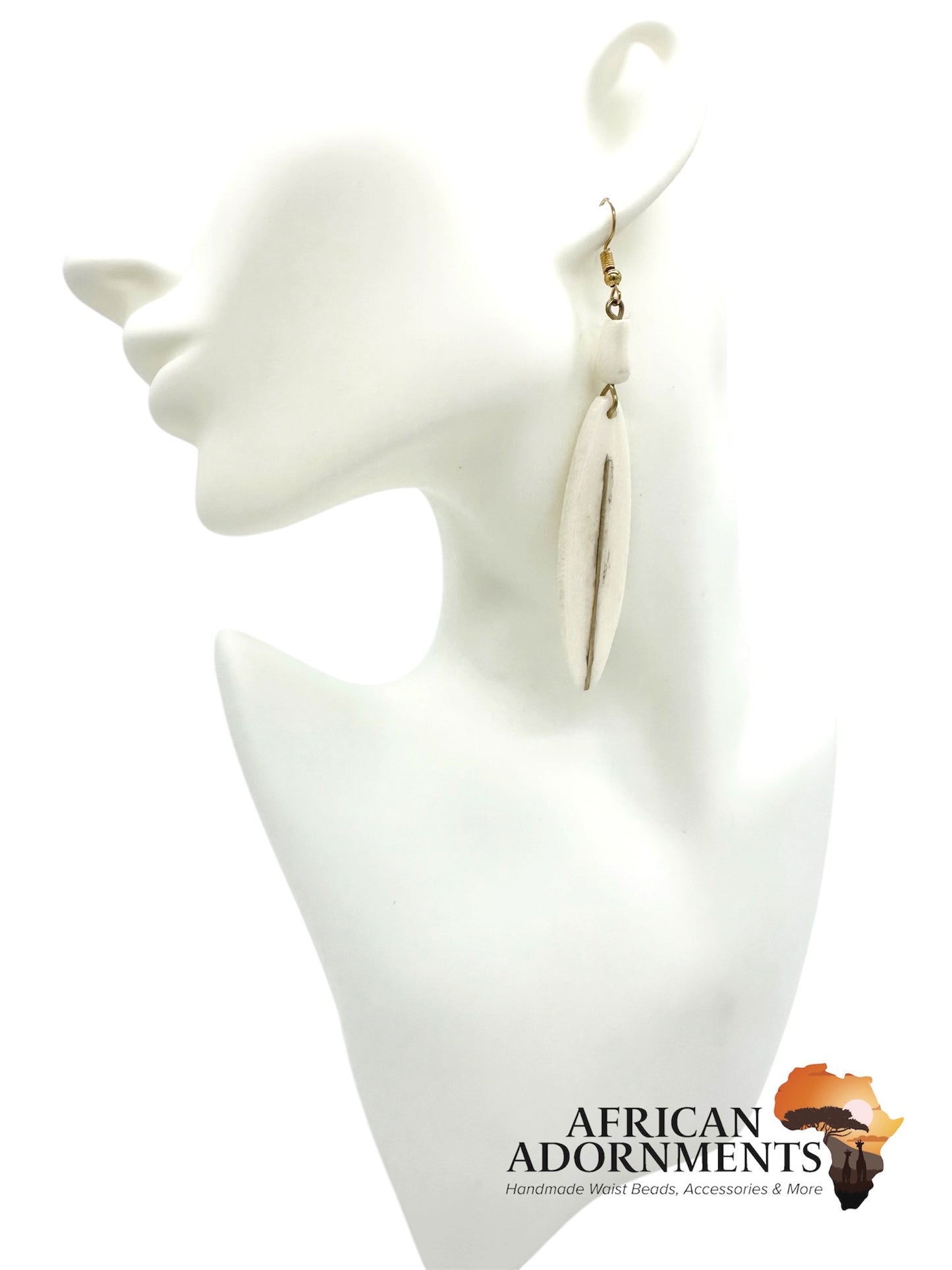 Kenyan Brass Earrings - Bahari