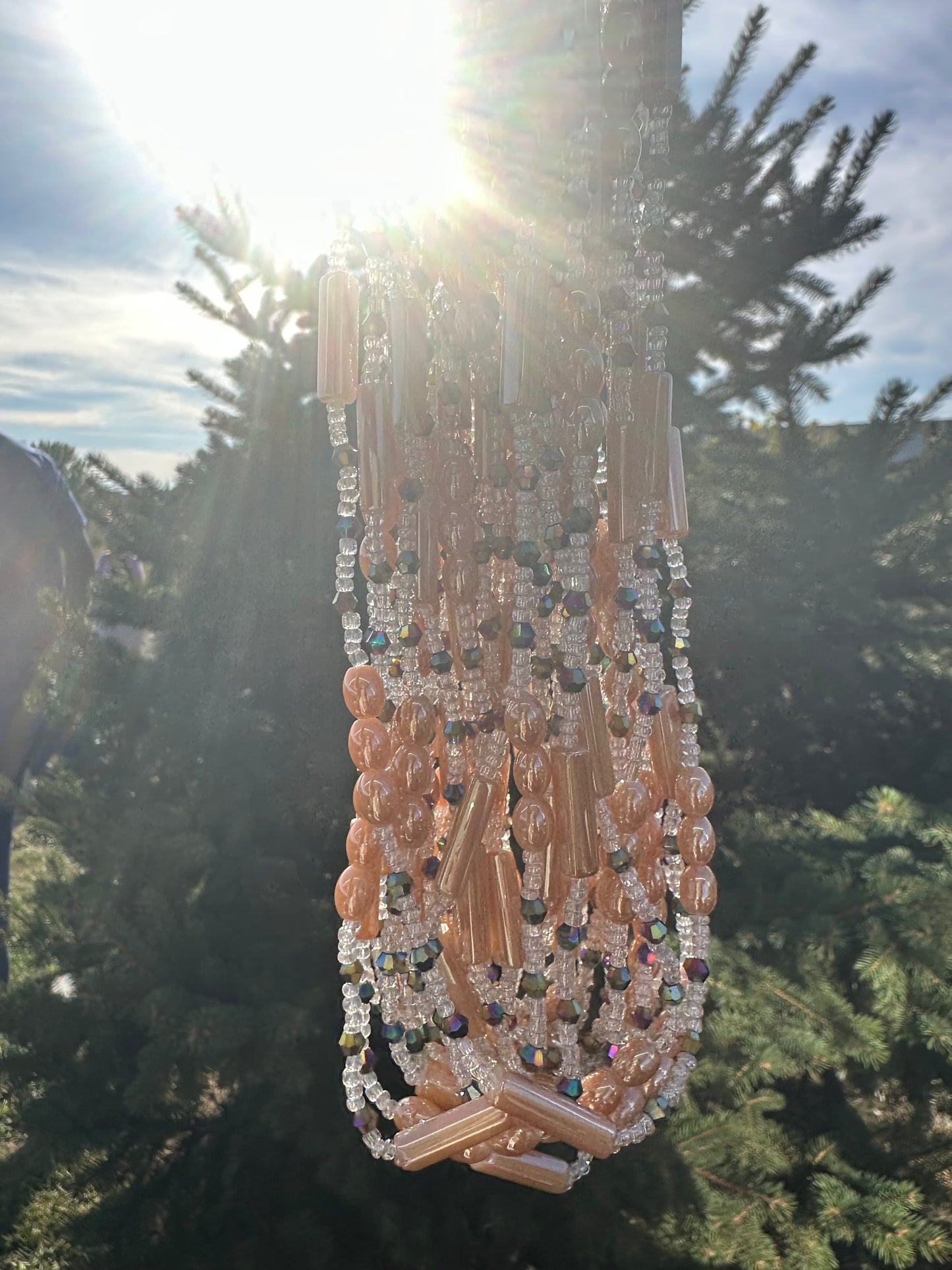 Coconut Milk Glow (Elastic Waistbeads)