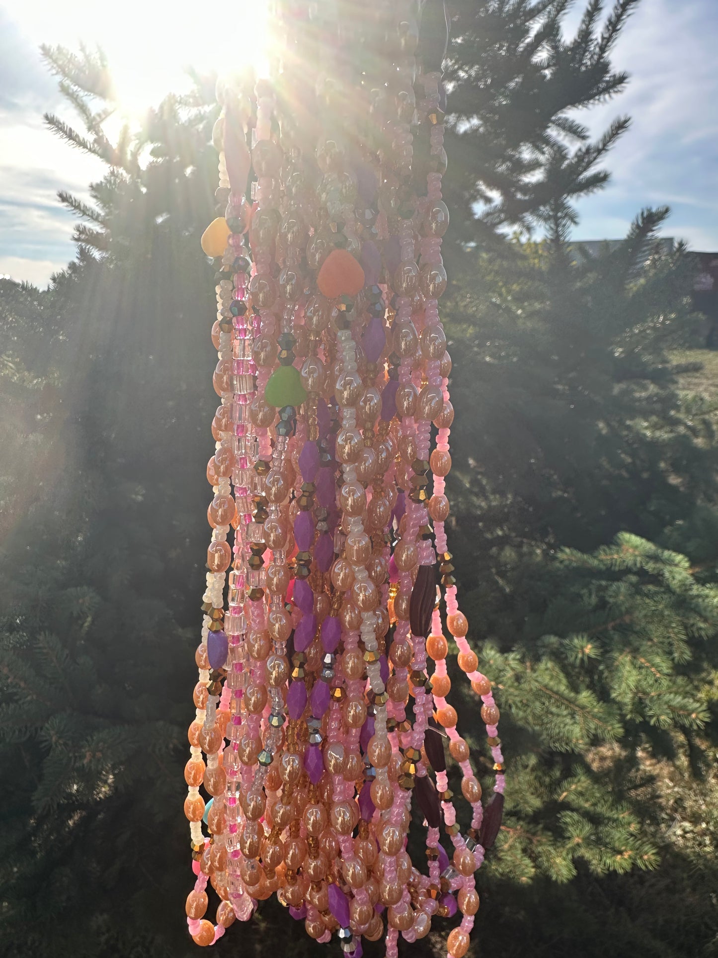 Pretty in Pink (Elastic Waistbeads)