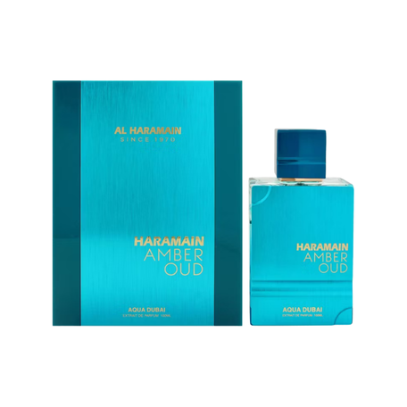 Amber Oud Aqua Dubai by Al Haramain – 3.4 oz Extrait de Parfum