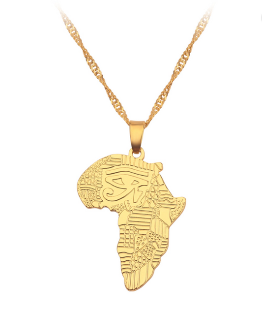 Africa w/Eye of Horus Necklace
