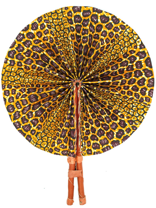 Handmade Fan - Cheetah