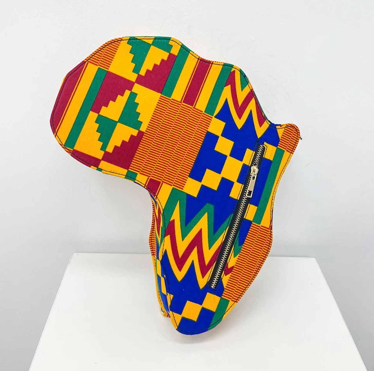 Africa Map Bags (Green, Yellow, and Blue)