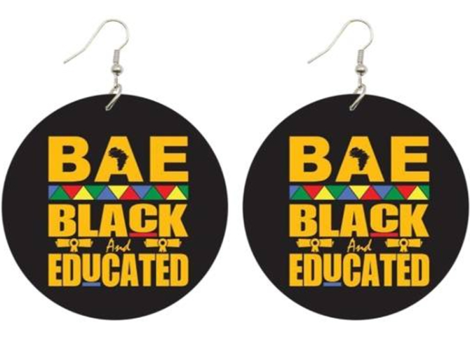 Bae, Black, & Educated Earrings