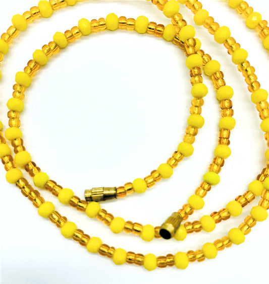 Yellow Clasp Anklets