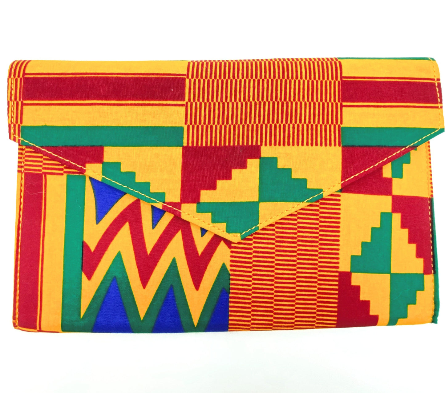 African Print Envelope Bag