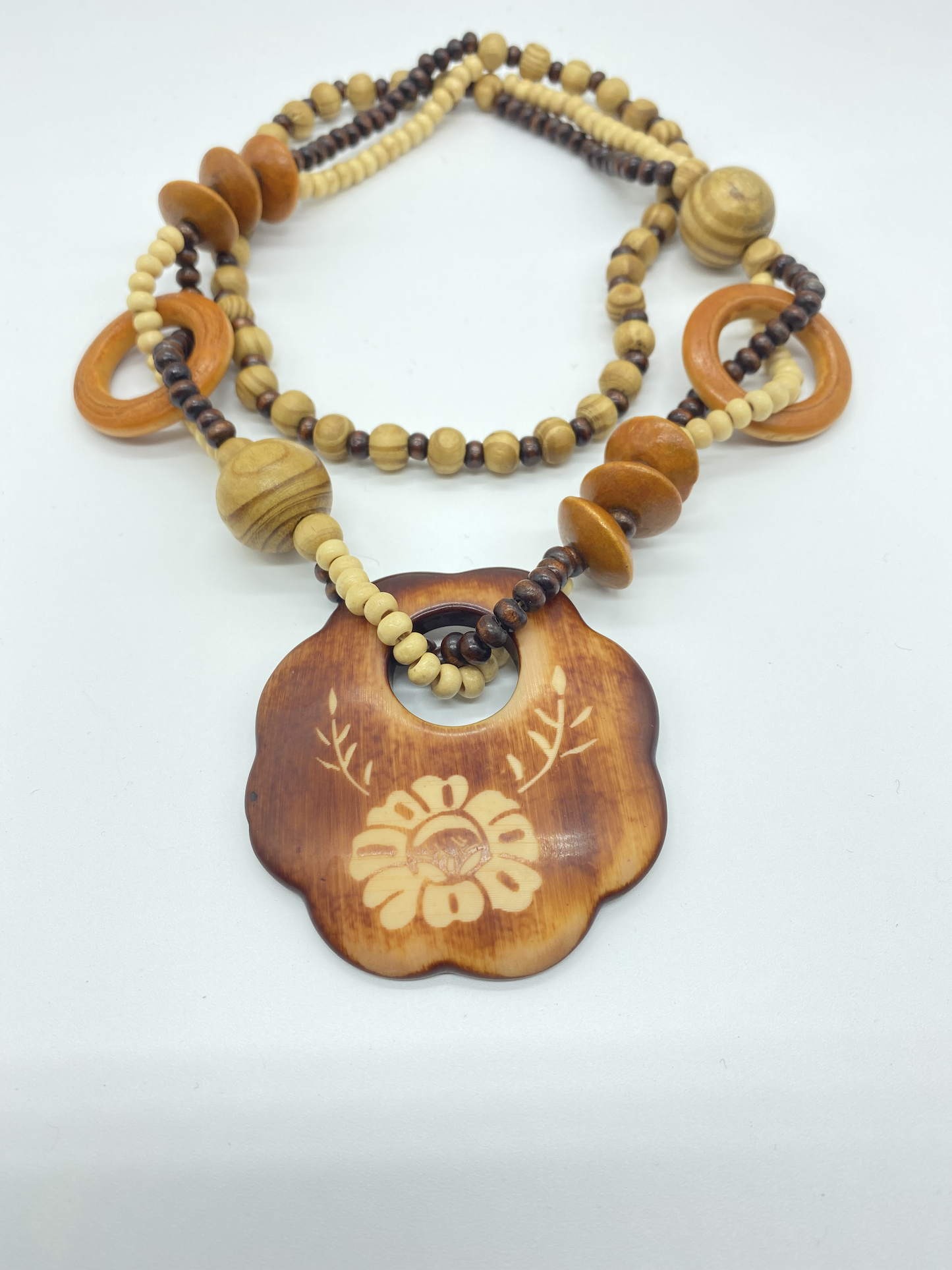 Wooden Crafted Necklace