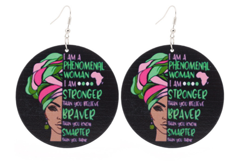 I am a Phenomenal Woman Earrings