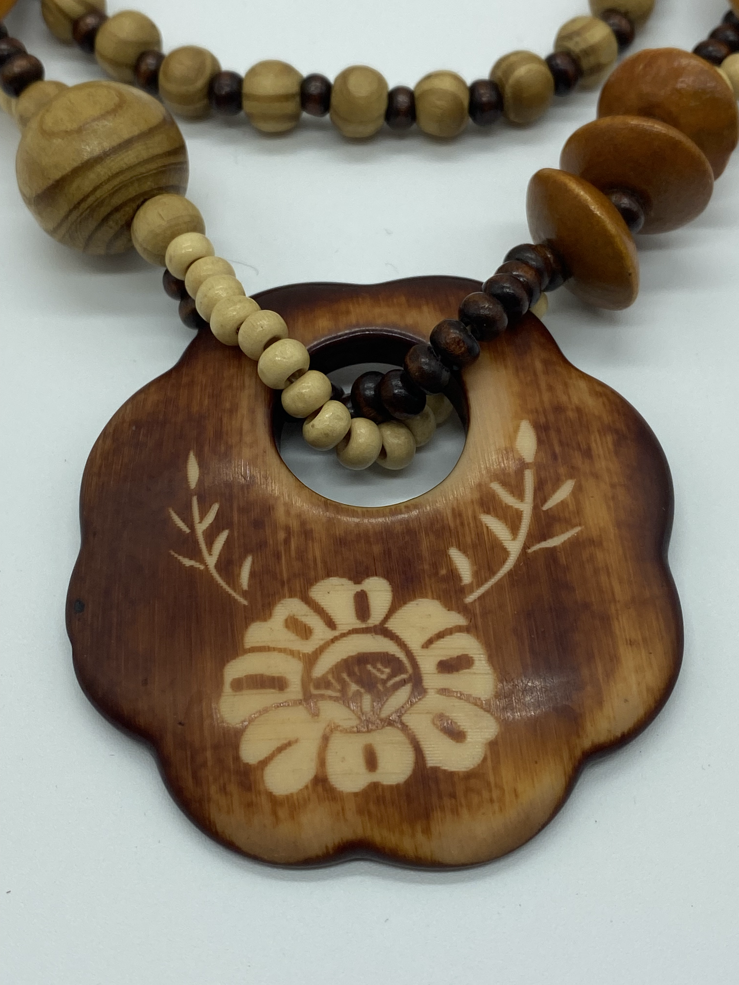 Wooden Crafted Necklace