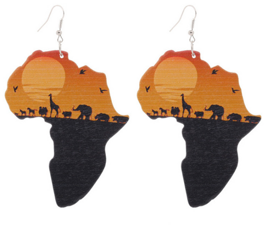 African Sunset Earrings