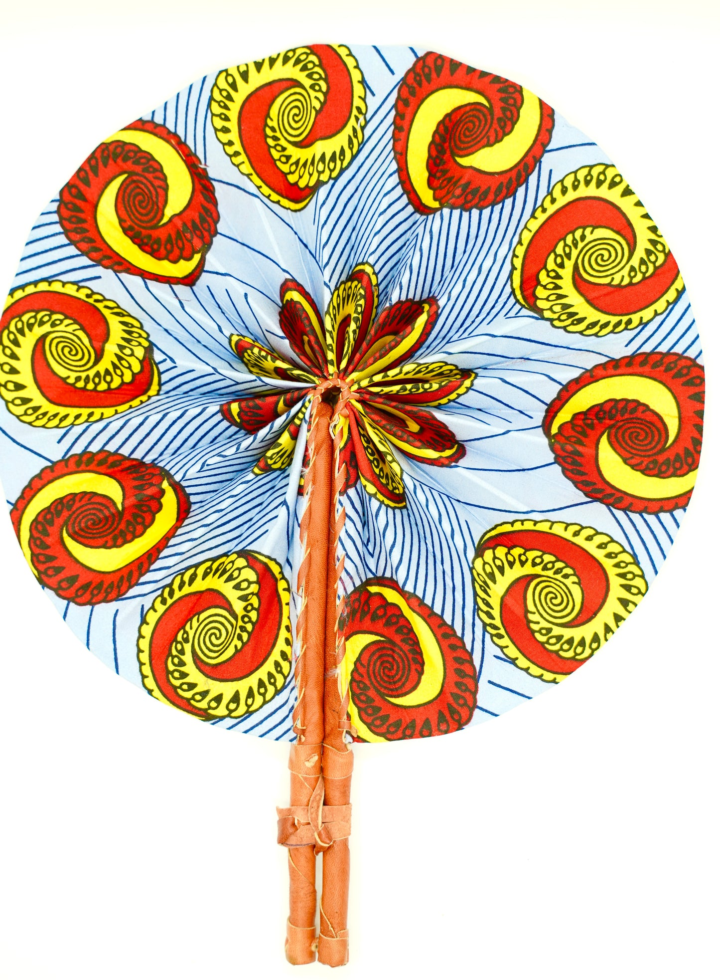 Handmade Fan - Baby Blue