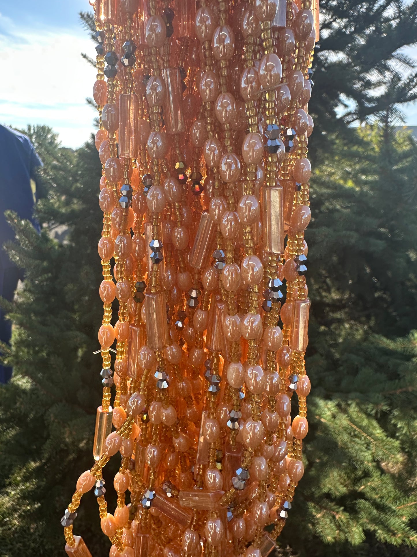 Queen Amina Gold (Elastic Waistbead)