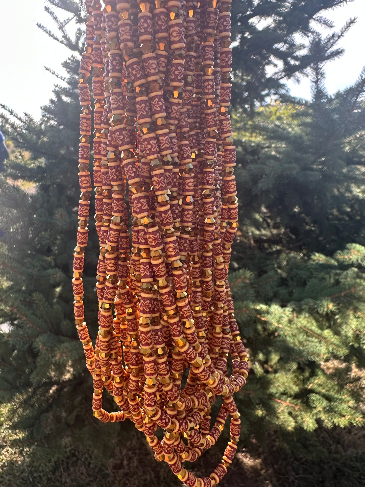 Sahara Moon (Elastic Waistbeads)