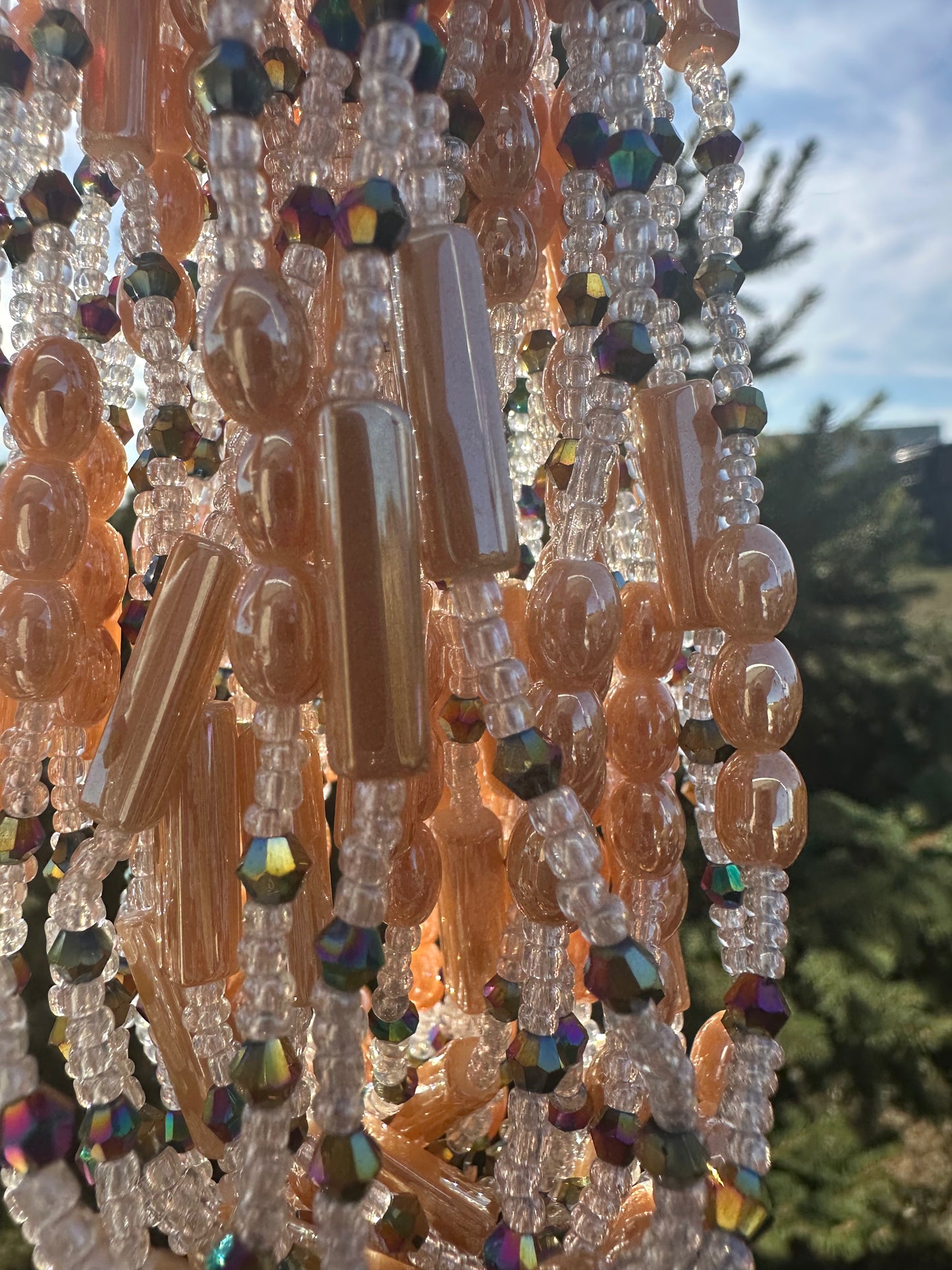 Coconut Milk Glow (Elastic Waistbeads)