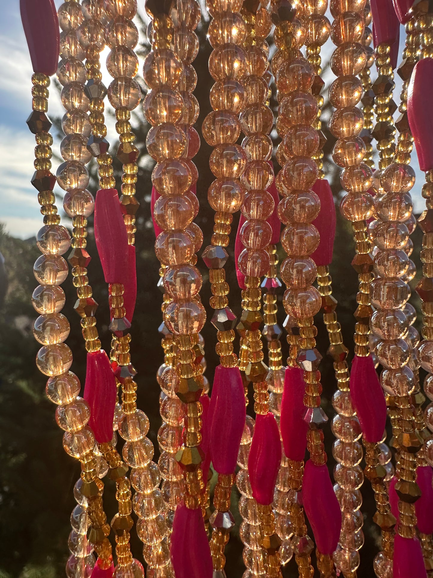 Pink Galore (Elastic Waistbeads)