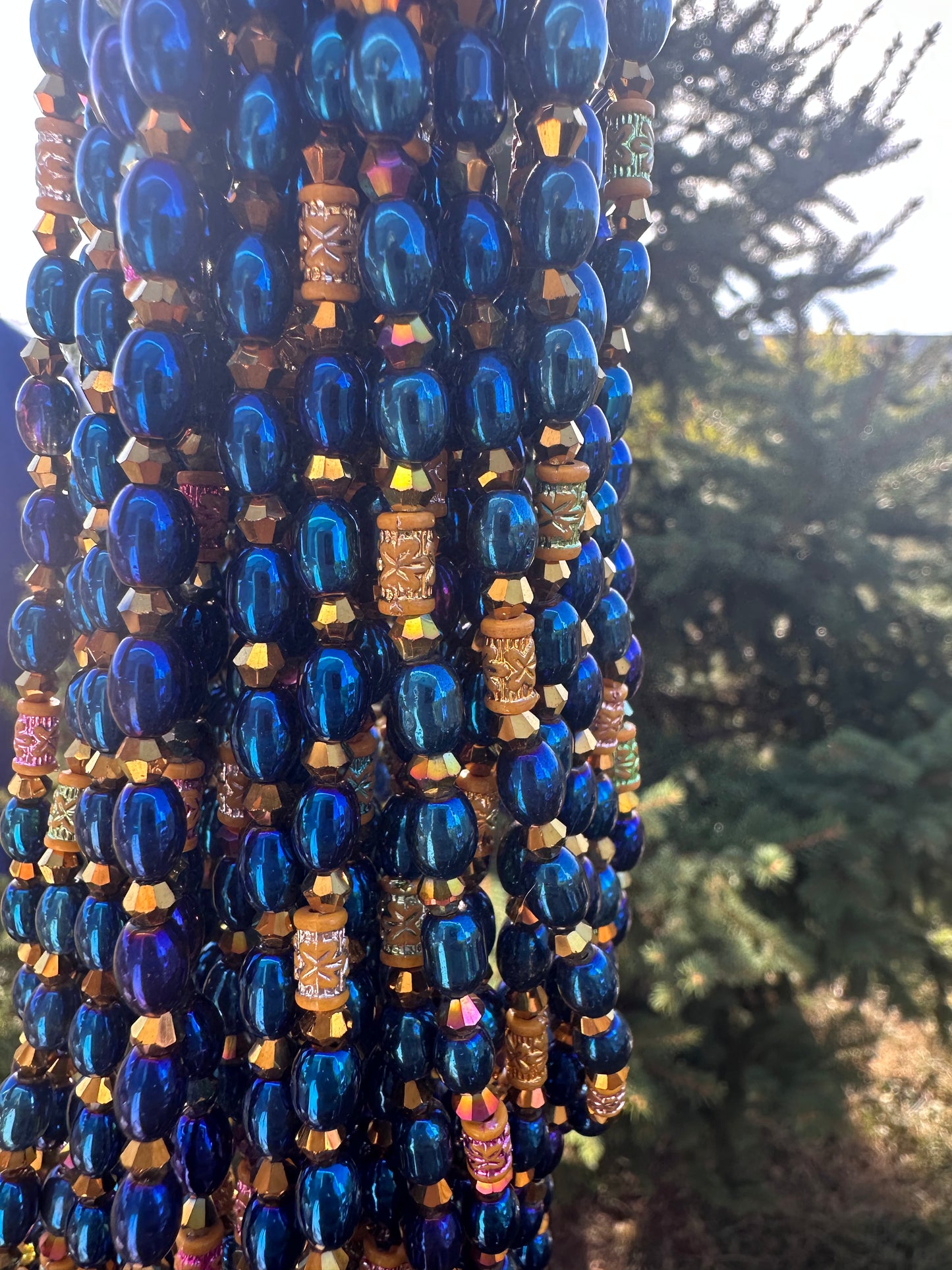 Midnight Dream (Elastic Waistbeads)