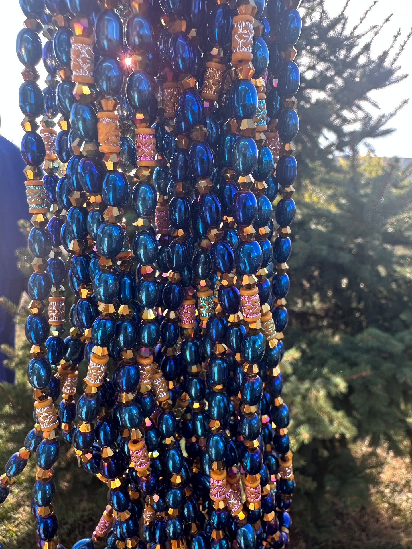 Midnight Dream (Elastic Waistbeads)