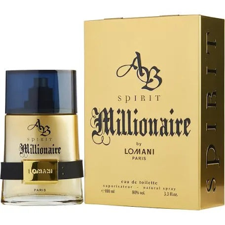 Spirit Millionaire by Lomani Paris – 3.3 oz Eau de Parfum