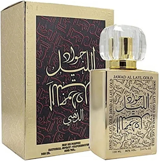 Jawad Al Layl Gold by Khalis – 3.4 oz Eau de Parfum
