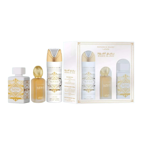 Bade'e Al Oud Honor & Glory Gift Set by Lattafa – Luxury Gift Collection