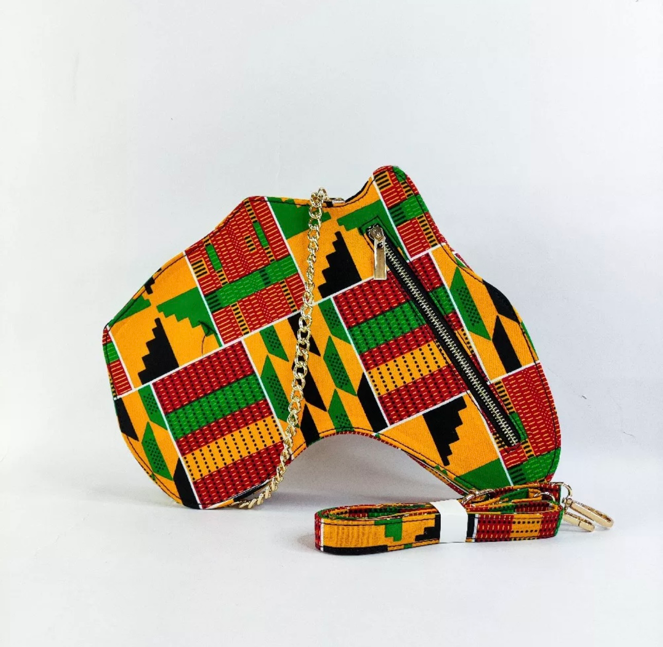 Africa Map Bags (Black, Green, and Yellow)