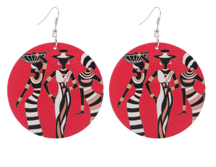 The African Woman Earrings