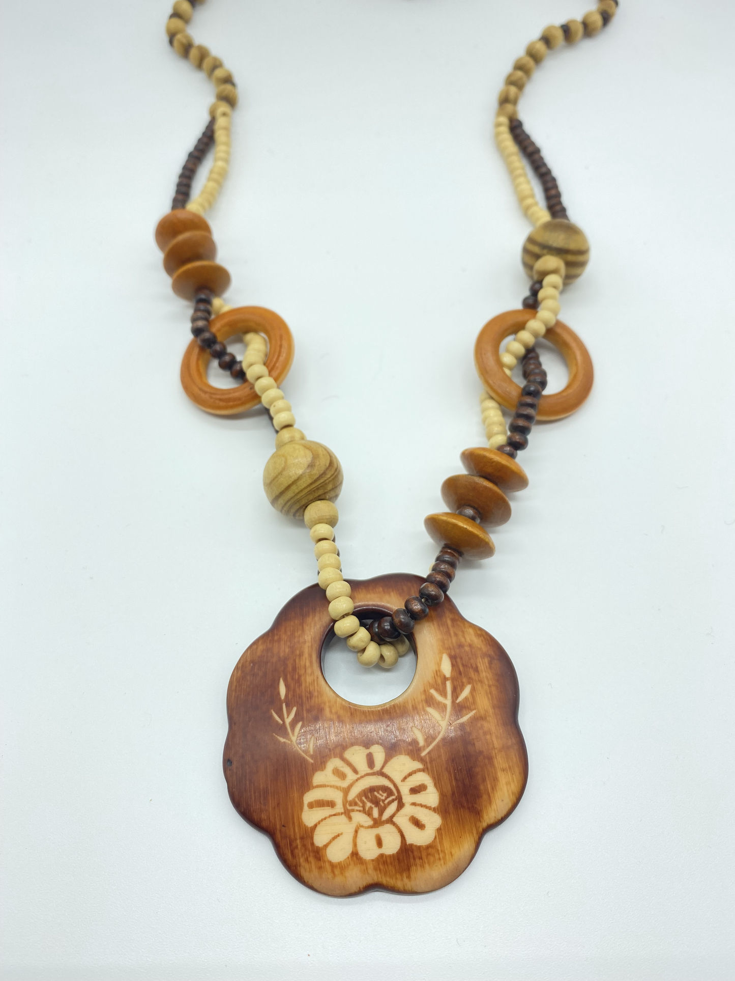 Wooden Crafted Necklace